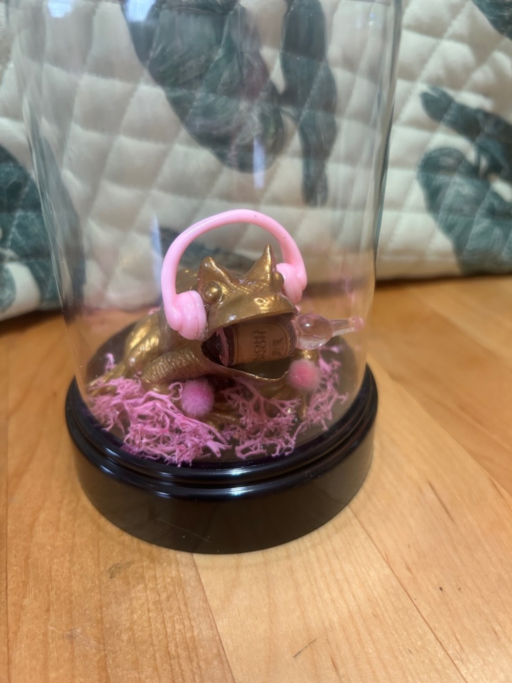 Frog cloche - girl dinner